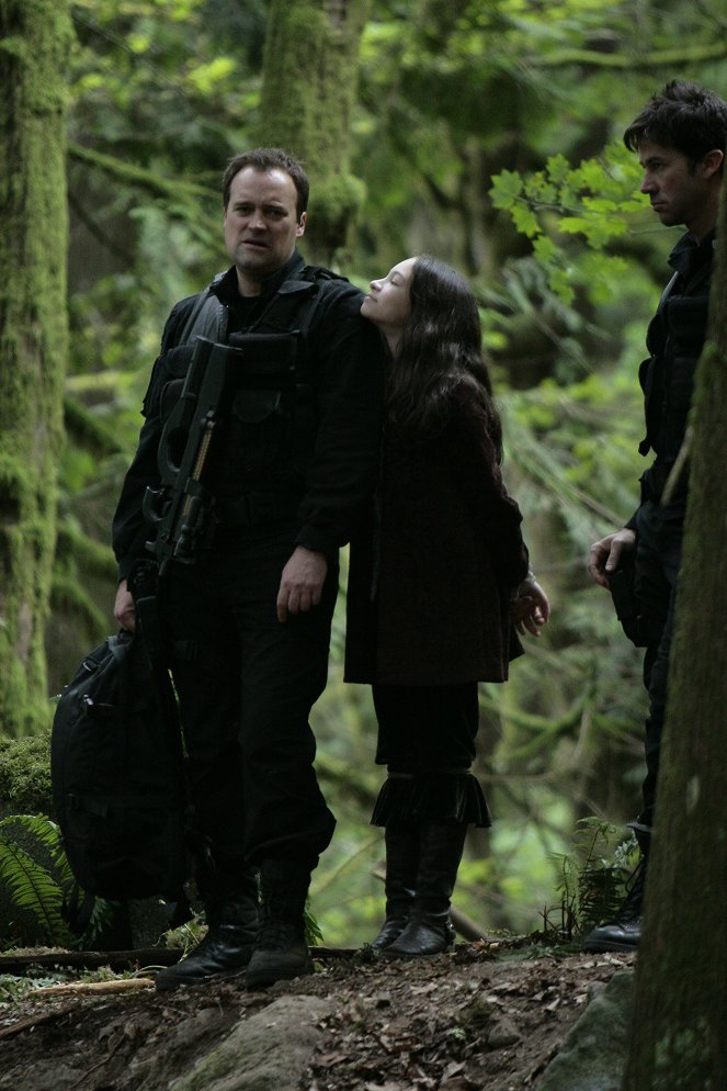 Stargate Atlantis - Prinzessin Harmony - Filmfotos - David Hewlett, Jodelle Ferland