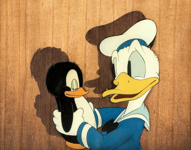 Donald und der Pinguin - Werbefoto