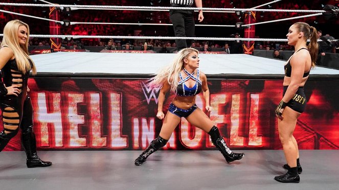 WWE Hell in a Cell - Photos - Natalie Neidhart, Lexi Kaufman, Ronda Rousey