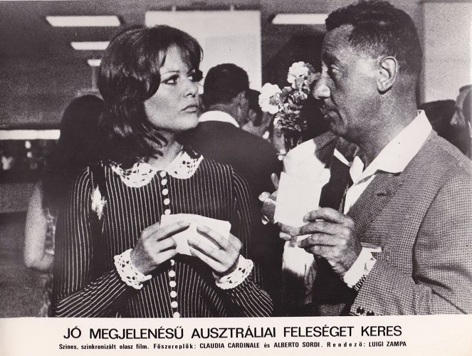 Bello, honesto, emigrado a Australia, quiere casarse con chica intocada - Fotocromos - Claudia Cardinale, Alberto Sordi