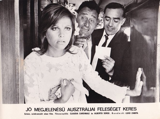 Bello, onesto, emigrato Australia sposerebbe compaesana illibata - Mainoskuvat - Claudia Cardinale, Alberto Sordi