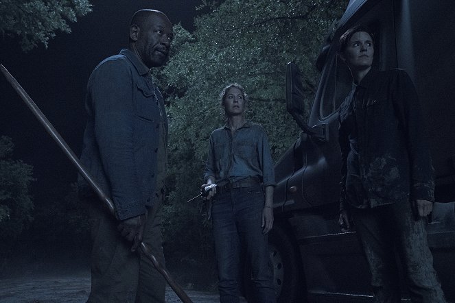 Fear the Walking Dead - Blackjack - Z filmu - Lennie James, Jenna Elfman, Maggie Grace