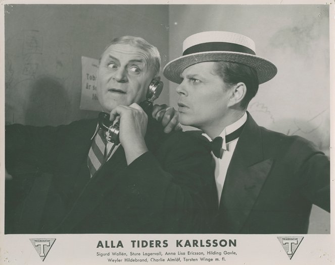 Alla tiders Karlsson - Fotocromos - Sigurd Wallén, Sture Lagerwall