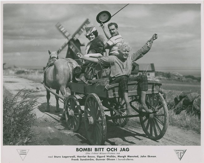 Bombi Bitt och jag - Lobby Cards - Margit Manstad, Gunnar Olsson, Sture Lagerwall