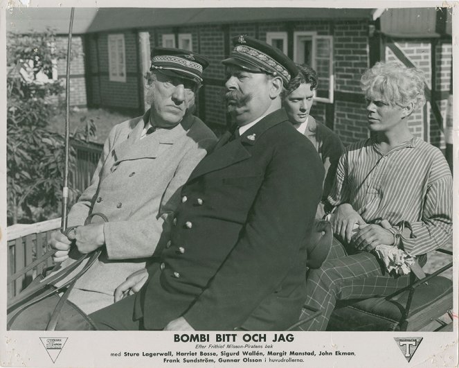 Bombi Bitt och jag - Lobbykarten - Emil Fjellström, Ernst Brunman, Frank Sundström, Sture Lagerwall