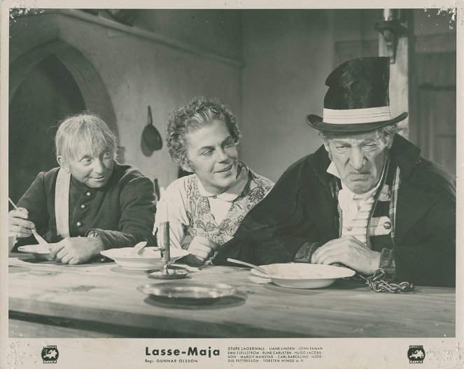 The Notorious Lasse-Maja's Adventures and Destiny - Lobby Cards - Wiktor Andersson, Sture Lagerwall, Emil Fjellström