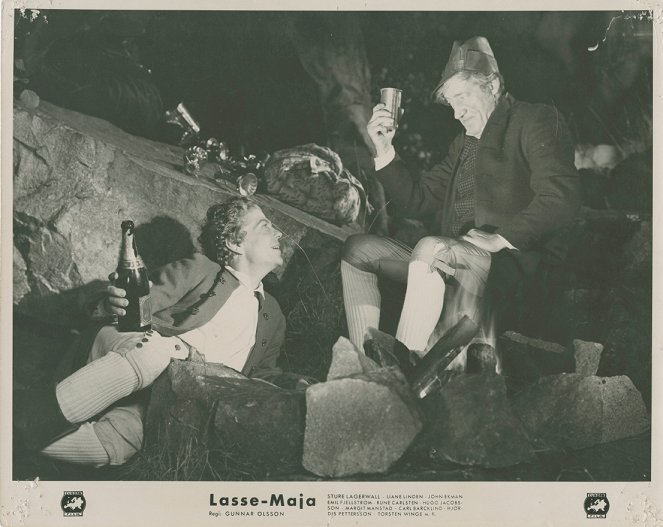 The Notorious Lasse-Maja's Adventures and Destiny - Lobby Cards - Sture Lagerwall, Emil Fjellström