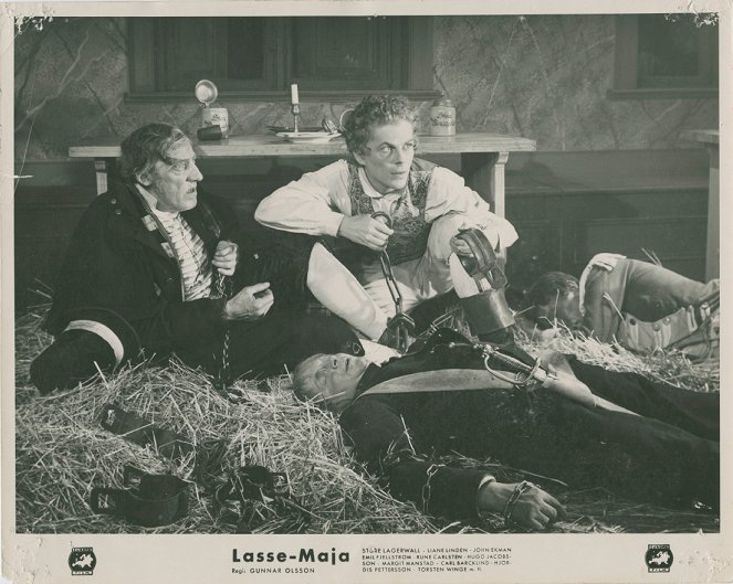 The Notorious Lasse-Maja's Adventures and Destiny - Lobby Cards - Emil Fjellström, Sture Lagerwall