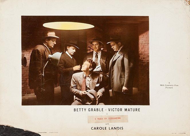 I Wake Up Screaming - Lobby Cards - Laird Cregar, Victor Mature