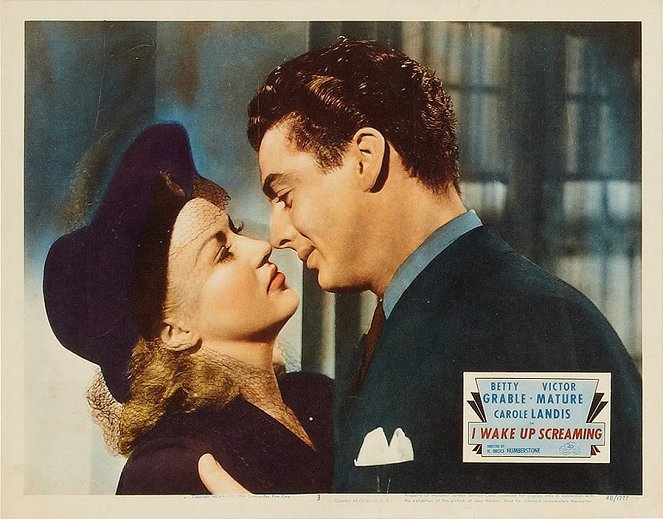 I Wake Up Screaming - Fotocromos - Betty Grable, Victor Mature