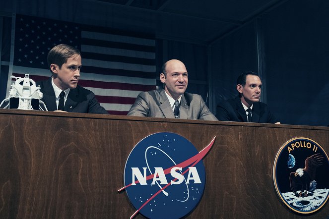 Aufbruch zum Mond - Filmfotos - Ryan Gosling, Corey Stoll, Lukas Haas