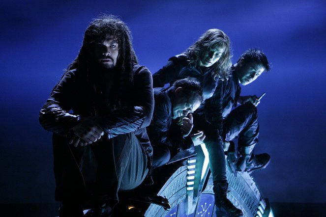 Stargate Atlantis - Der Schrein - Filmfotos - Jason Momoa, David Hewlett, Rachel Luttrell, Joe Flanigan
