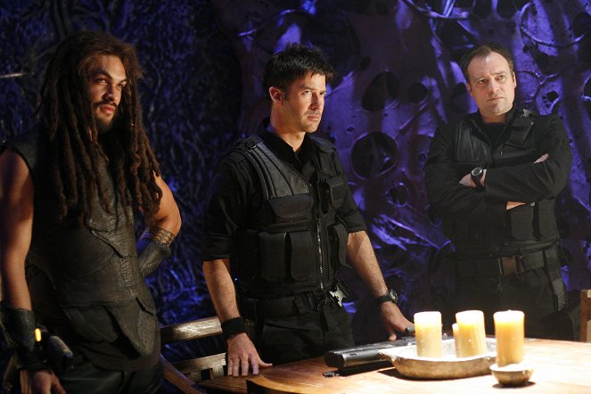 Stargate Atlantis - Season 5 - Die Königin - Filmfotos - Jason Momoa, Joe Flanigan, David Hewlett
