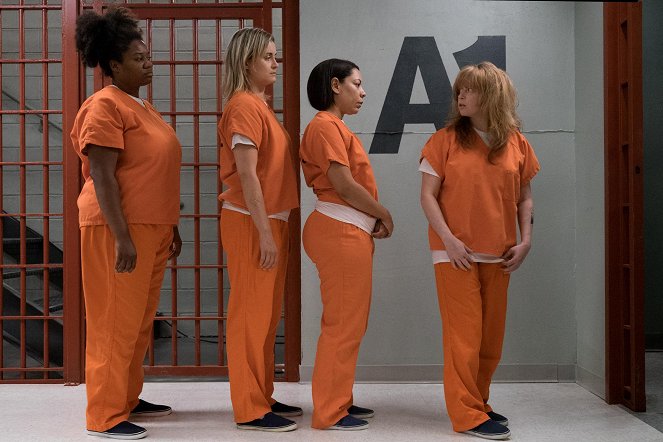 Orange Is the New Black - Season 6 - Who Knows Better Than I - Photos - Adrienne C. Moore, Jennifer Rogien, Selenis Leyva, Natasha Lyonne