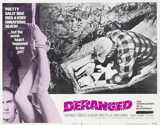 Deranged: Confessions of a Necrophile - Lobby Cards
