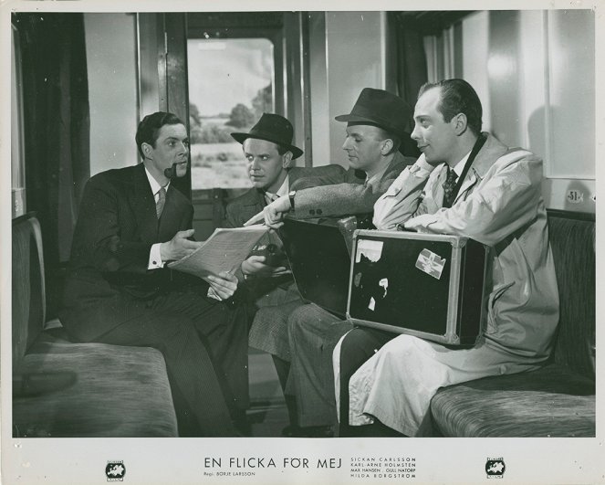 En flicka för mej - Lobby Cards - Karl-Arne Holmsten, Åke Engfeldt, Willy Peters