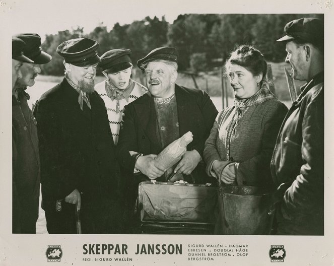 Skeppar Jansson - Cartes de lobby - Douglas Håge, Dagmar Ebbesen