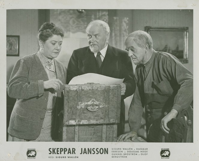 Skeppar Jansson - Fotocromos - Dagmar Ebbesen, Sigurd Wallén, Artur Rolén