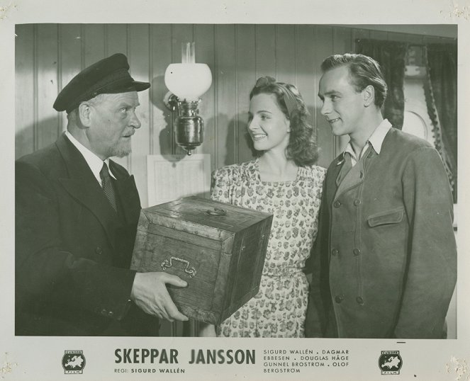 Skeppar Jansson - Cartes de lobby - Sigurd Wallén, Margareta Fahlén, Olof Bergström