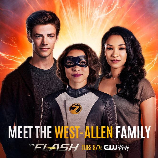 The Flash - Season 5 - Werbefoto - Grant Gustin, Jessica Parker Kennedy, Candice Patton