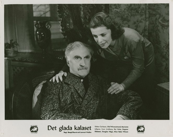 Det glada kalaset - Fotocromos - Olof Winnerstrand, Sickan Carlsson