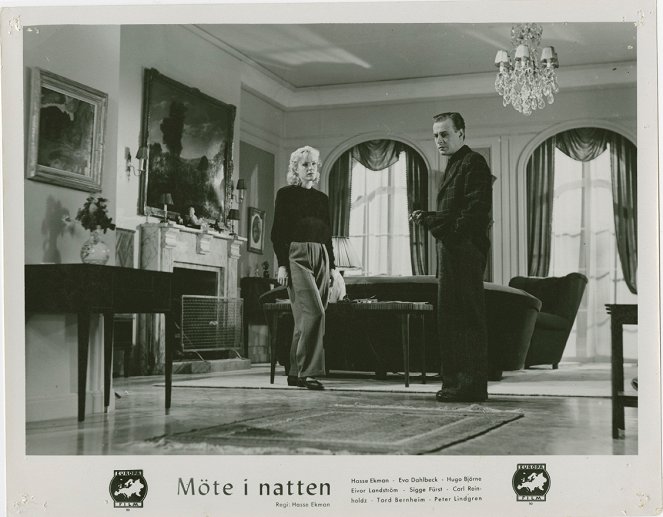 Meeting in the Night - Lobby Cards - Eva Dahlbeck, Hasse Ekman