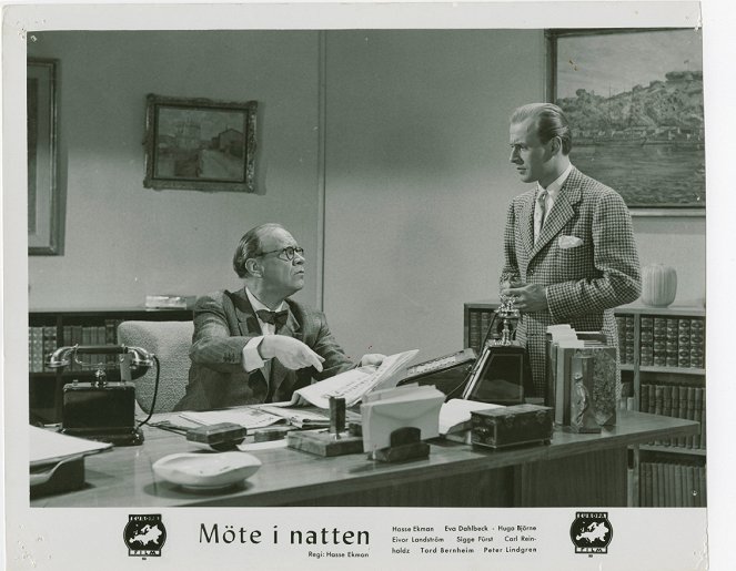 Meeting in the Night - Lobby Cards - Gösta Cederlund, Hasse Ekman