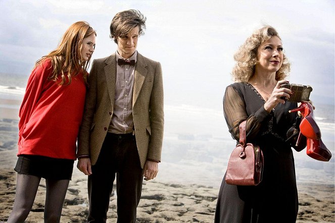 Doctor Who - Zeit der Engel - Filmfotos - Karen Gillan, Matt Smith, Alex Kingston