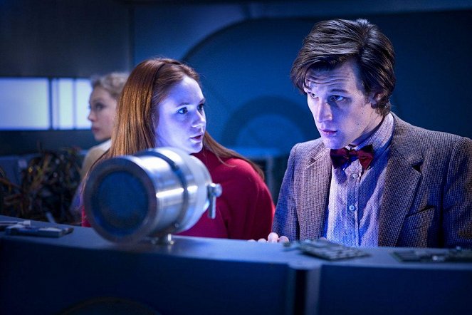Doctor Who - Flesh and Stone - Van film - Karen Gillan, Matt Smith