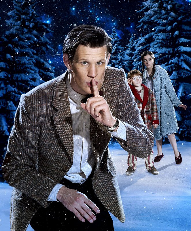 Doctor Who - Tohtorin joululahja - Promokuvat - Matt Smith, Maurice Cole, Holly Earl