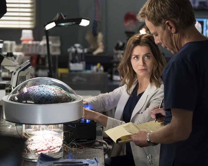 Grey's Anatomy - Season 15 - With a Wonder and a Wild Desire - Film - Caterina Scorsone, Greg Germann