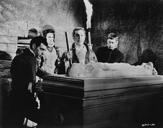 El péndulo de la muerte - De la película - Antony Carbone, Luana Anders, Vincent Price, John Kerr