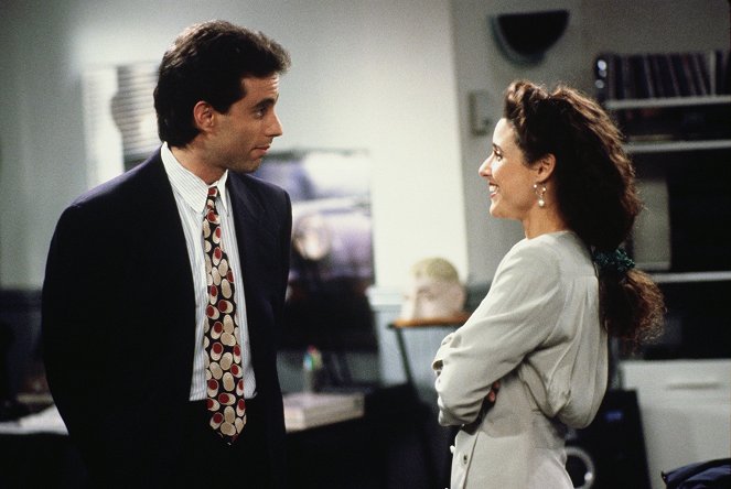 Seinfeld - Season 1 - The Stakeout - Photos - Jerry Seinfeld, Julia Louis-Dreyfus