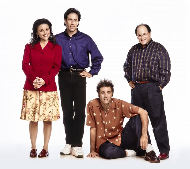 Seinfeld - Promóció fotók - Julia Louis-Dreyfus, Jerry Seinfeld, Michael Richards, Jason Alexander