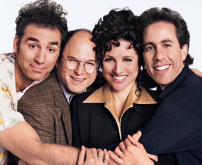 Seinfeld - Promoción - Michael Richards, Jason Alexander, Julia Louis-Dreyfus, Jerry Seinfeld