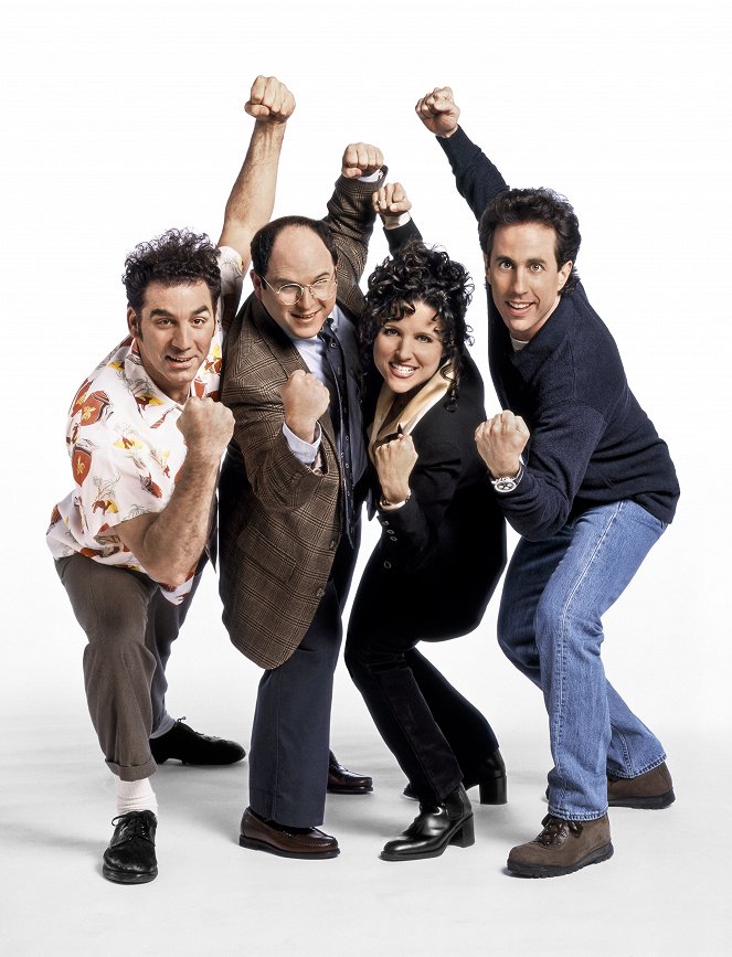 Seinfeld - Werbefoto - Michael Richards, Jason Alexander, Julia Louis-Dreyfus, Jerry Seinfeld