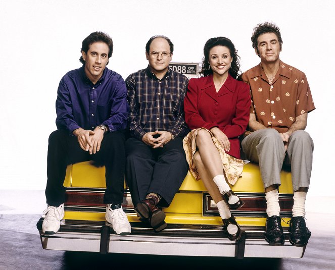 Seinfeld - Promoción - Jerry Seinfeld, Jason Alexander, Julia Louis-Dreyfus, Michael Richards