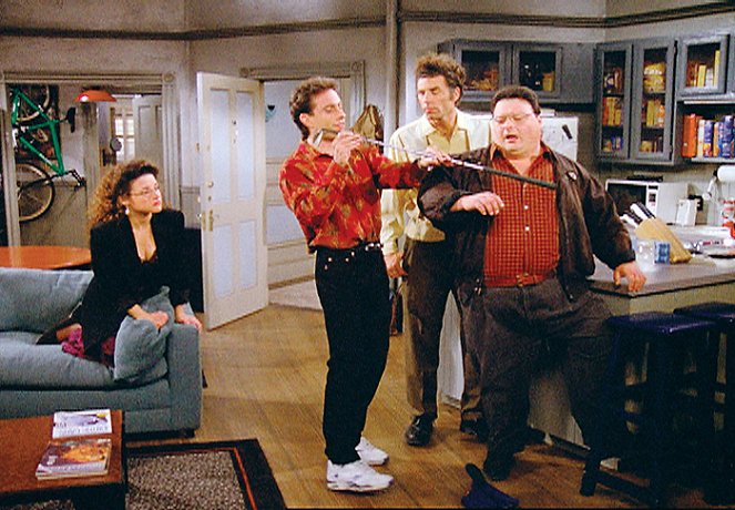 Seinfeld - Přítel, 1. část - Z filmu - Julia Louis-Dreyfus, Jerry Seinfeld, Michael Richards, Wayne Knight
