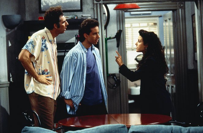 Seinfeld - Season 5 - Filmfotos - Michael Richards, Jerry Seinfeld, Julia Louis-Dreyfus