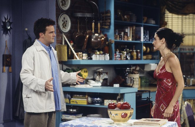 Przyjaciele - Season 5 - Ten po tym, jak Ross powiedział Rachel - Z filmu - Matthew Perry, Courteney Cox