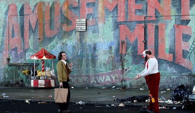 Joker - Van de set - Joaquin Phoenix, Glenn Fleshler