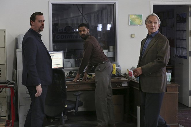 Agenci NCIS - Jeden krok w przód - Z filmu - Sean Murray, DeVaughn Nixon, Mark Harmon