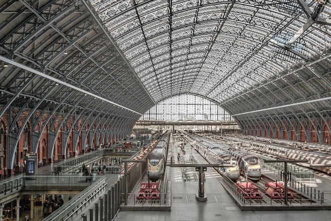 Najslávnejšie železničné stanice Európy - St.Pancras, Londýn - Spojené kráľovstvo - Z filmu