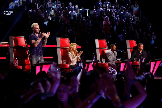 The Voice - Photos - Adam Levine, Shakira, Usher, Blake Shelton