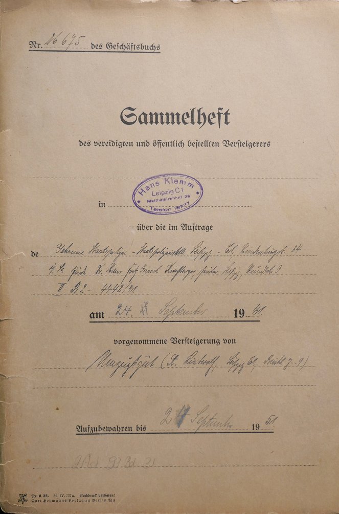 Geschichte im Ersten: Die Versteigerer - Profiteure des Holocaust - Photos