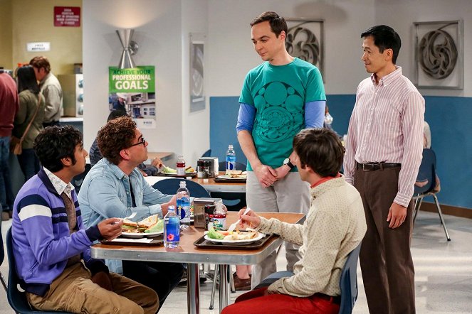 The Big Bang Theory - The Tam Turbulence - Photos - Kunal Nayyar, Johnny Galecki, Jim Parsons, Robert Wu