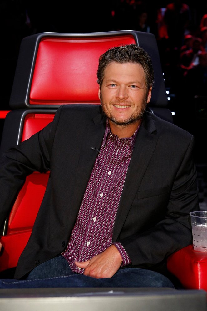 The Voice - Van de set - Blake Shelton