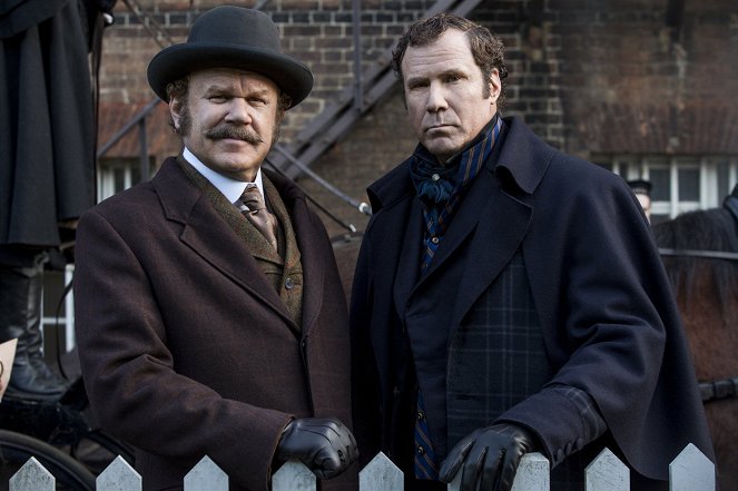Holmes & Watson - Forgatási fotók - John C. Reilly, Will Ferrell
