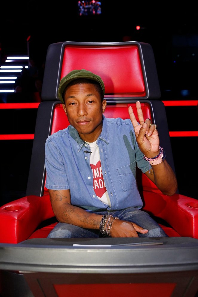 The Voice - Del rodaje - Pharrell Williams