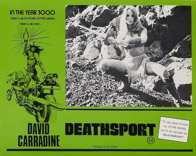 Deathsport - Cartões lobby - Claudia Jennings